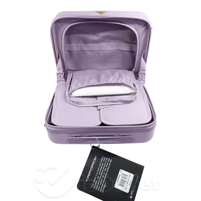 Triforce NEW Triforce Elite Hardside 12" Beauty Travel Makeup Case