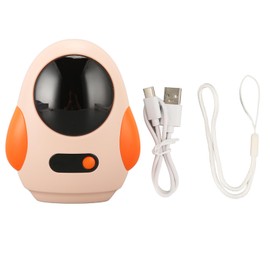 Rechargeable Hand Warmer 5000mAh Cute Cartoon Penguin Shape 3 Levels Adjustable Portable Electric Pocket Heater for Outdoor Sports Pink