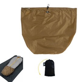 3F UL GEAR Sleeping Bag Cover for Tent Condensation Protection 1.5 oz (43 g/60 g) Ultra Lightweight, Waterproof, Tear Resistant, Adjustable, Dyneema Material Nylon Blend/Tyvek, 25.6 x 20.5 inches (65