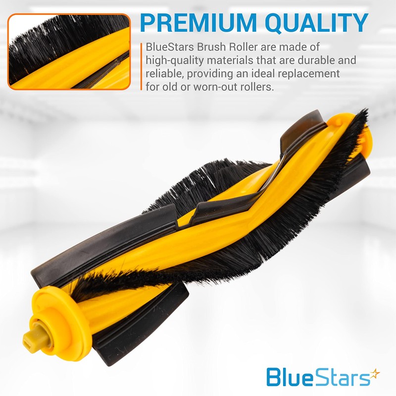 BlueStars 2-Pack Main Brush Rollers Replacement for Ecovacs Deebot OZMO