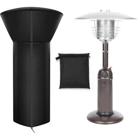 Tabletop Heater Cover, Heavy-duty and Weather-resistant Oxford Fabric, Waterproof , Dust-proof, Snow-proof, Windproof, with Zipper and Storage Bag for Mini Tabletop Patio Heater Covers