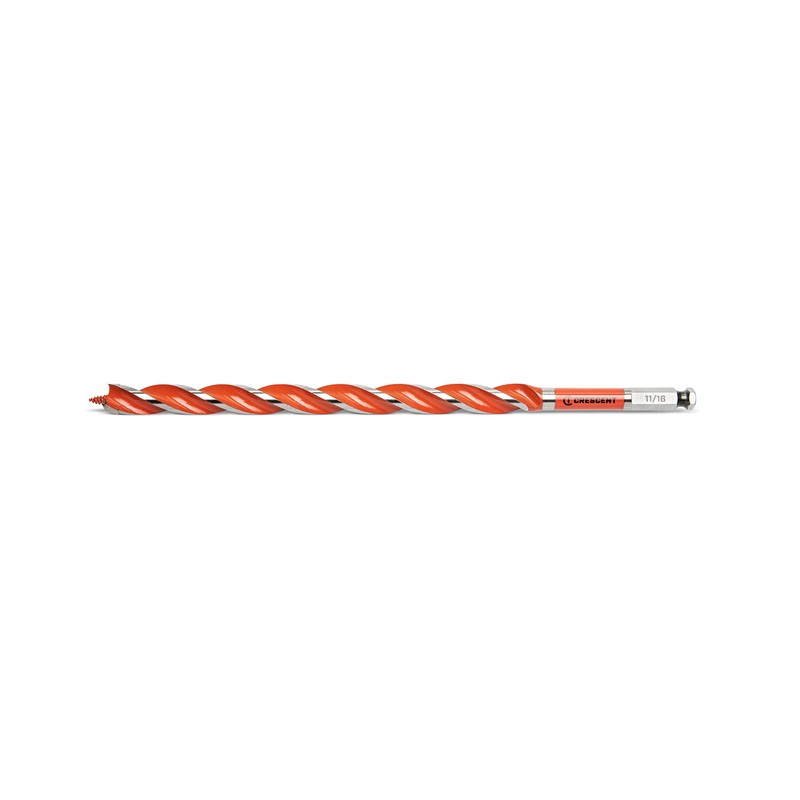 Crescent Solid Auger Drill Bit | 13" x 11/16" |