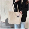 deoway Tote Bag, Canvas Tote Bag, A4, Large Capacity, Shoulder