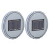 2pcs Solar LED Cup Pad Holder RGB 7 Colors Lights