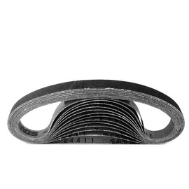 Starcke Premium 1/2 x 24 Silicon Carbide Air File Sanding Belts | For Glass, Non-Ferrous Metals, Plastics & Stone (150 Grit, 24 Pack)