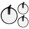 World Clean Pure Silk Microfiber Cleansing Pads, 3 Pieces / 월드크린 퓨어 실크 극세사 클렌징 패드, 3개
