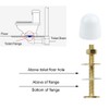 Toilet Flange Bolts, Universal Toilet Bowl to Floor Bolts and