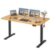 Furmax Electric Height Adjustable Standing Desk Large 55 x 24