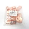(10) 2/0 Gauge Copper Ring Terminals 3/8"