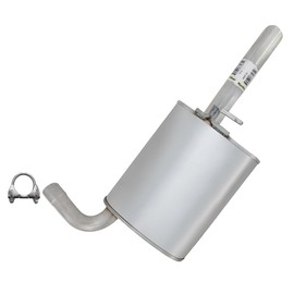 Northeastern Exhaust | Stainless Steel Driver Side Exhaust Muffler Compatible for 2006-2012 Ford Fusion 3.0L | Free Clamp Included | Automotive Replacement Part