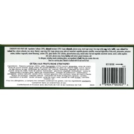 Walker's Shortbread Strathspey Rich Holiday Fruit Cake, Luxury Holiday Treat, 17.6 Oz Box