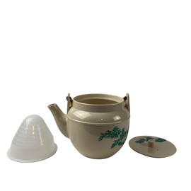 JapanBargain 1624, Japanese Plastic Teapot Melamine Tea pot for Home or Restaurant Made in Japan, 38 Ounce, Beige