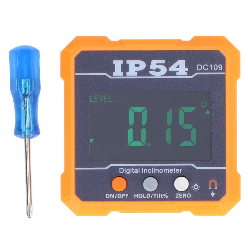 Inclinometer Digital Display Auto Shutdown Magnetic Level Angle Finder Gauge