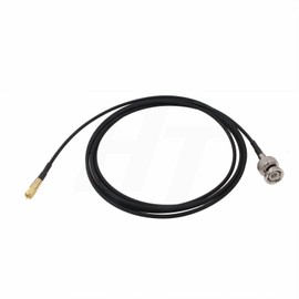 HangTon BNC to Microdot UNF 10-32 RF Coaxial Cable for GRAS Mic Vibration Test Sensor Accelerometer Converter Acoustic RG174 50 Ohm 1M
