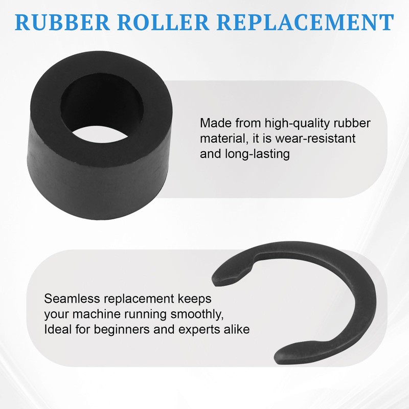 Rubber Roller Replacement for Cricut Maker, 8 Pcs Rollers and
