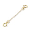 Nostrand 14k Gold Filled 1mm Bracelet Safety Chain 1", 2",
