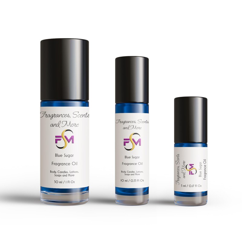 Blue Sugar Fragrance Oil - 1 Fl Oz Glass Roll