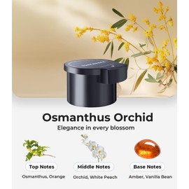 Hitolza Car Air Freshener Refill - Pack of 2, Can be Used for 4~6 Months - Made with Natural Plant Extracts - Osmanthus Orchid