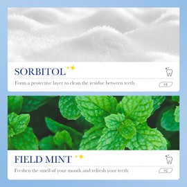 Aufhellende Zahnpasta, Aufhellende Whitening Zahnpasta, 2pcs Zahnpasta Weisse Zähn, Zahnaufheller, Gentle Mint Zahnpasta, Entfernen Sie Tabakflecken, Kaffeeflecken, Teeflecken Und Gelbe Zähne (A)