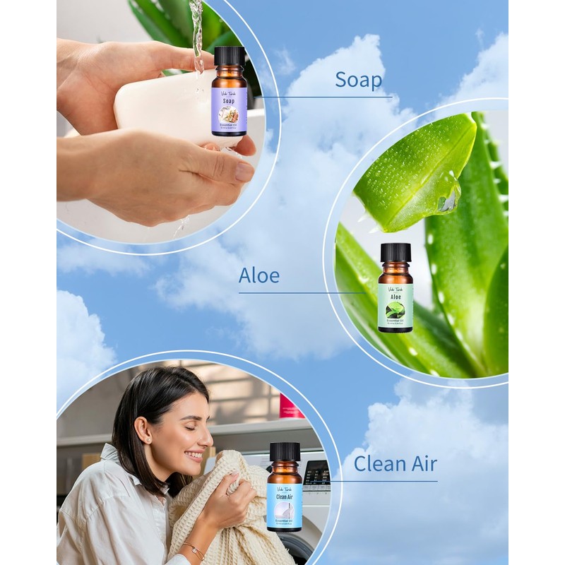 VEDA TINDA SCENT Upgraded Cordless Rechargeable Waterless Diffuser and Clean