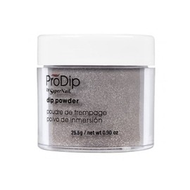 Supernail Prodip Colored Acrylic Dip, Powder Sparkling Pewter, 0.9 Ounce
