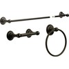 DELTA Providence Adjustable Towel Bar Accessory Set, Venetian Bronze Bathroom