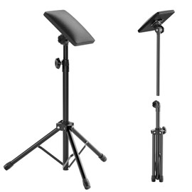 Wormhole Tattoo Arm Rest, Tattoo Chair for client, Tattoo Armrest Stand Tripod, 180° Rotation Adjustable Height and Tilt, Thicken Soft Sponge Pad 8.66*6.69*1.46in, Foldable Arm Rest for Tattoo Artist