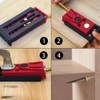Woodworking Punch Positioner 9.5mm Adjustable Drill Locator 15° Working Angle