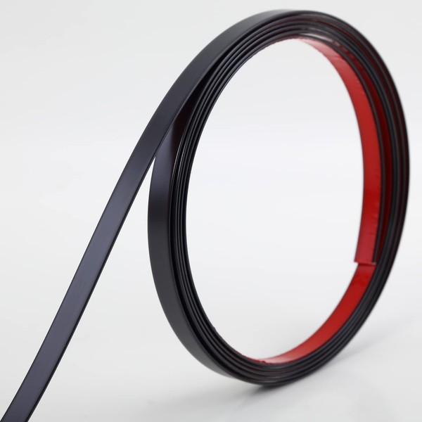 Moldura de borde negro, diseño de borde de espejo despegar