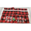 Christmas House 2 SAME PRINTED MICROFIBER TOWELS,CHRISTM