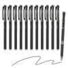 M&G Gel Pen Medium Point 0.5mm, 12 Pcs Smooth Black