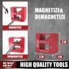 SUNHZMCKP 124-Piece Magnetic Screwdriver set, Includes Slotted, Phillips, Pozidriv, Hex,