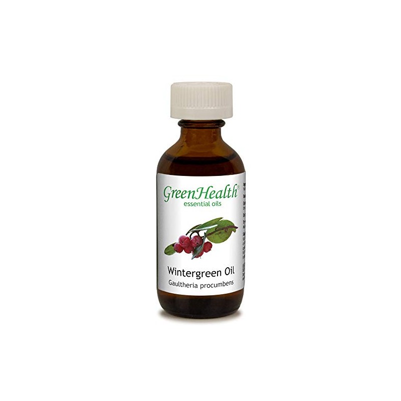 GreenHealth Wintergreen Essential Oil 100% Pure & Natural - 2oz