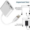 2-Pack FazeeXone 2-in-1 Dual Adapter Phone to (Headphone + Charging)