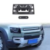 carpart2021 Front Bumper Tow Hook License Plate Mount Bracket For