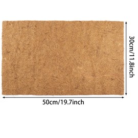 Reptile Rug Coir 3 Rolls 50x30cm Natural Reptile Rug Terrarium Lining Reptile Substrate Mat Accessories for Bearded Dragon Leopard Gecko Iguana Lizard Snake