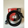 Cummins Black Steel 4ft USB to USB-C Charging Cable