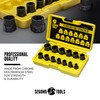 Segomo Tools 13 Piece Lug Nut and Bolt Extractor Removal