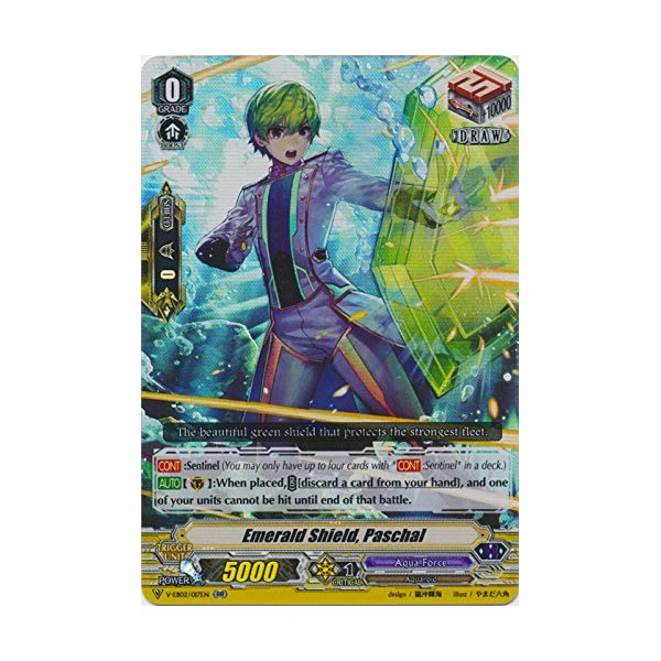 Cardfight!! Vanguard - Emerald Shield, Paschal - V-EB02/017EN - RR - V Extra Booster 02: Champions of The Asia Circuit