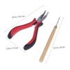 Beavorty 3pcs Hair Extension Tool Kit Pliers and Micro Rings