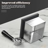 Bottomless Coffee Knock Box, Stainless Steel Espresso Knock Box Chute