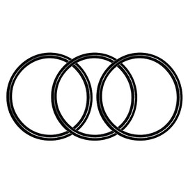 WS03X10001 O-Ring Replacement for 151121 OR-38 10800-034 O-Rings Compatible with Pentek GE Campbell Culligan Water Filter Housing (3/Pack)