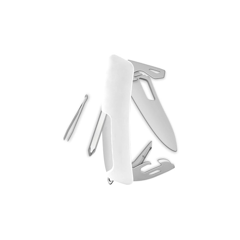 Navaja ALLMATT Single Hand SH04 R, 12 funciones, blanco