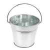 Homeford Metal Pail Buckets Party Favor, 5-inch, 1-Count, Silver