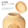 1 Piece Mini Bamboo Urn Urn with Engraved Tree of