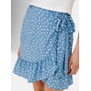 ONLY Damen Onlolivia Wrap Skirt Wvn Noos Rock, Allure, S