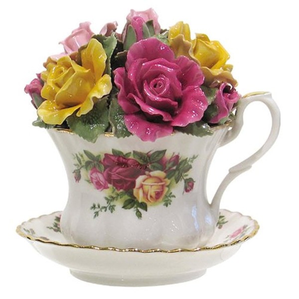 Old Country Roses Musical Teacup by Royal Albert