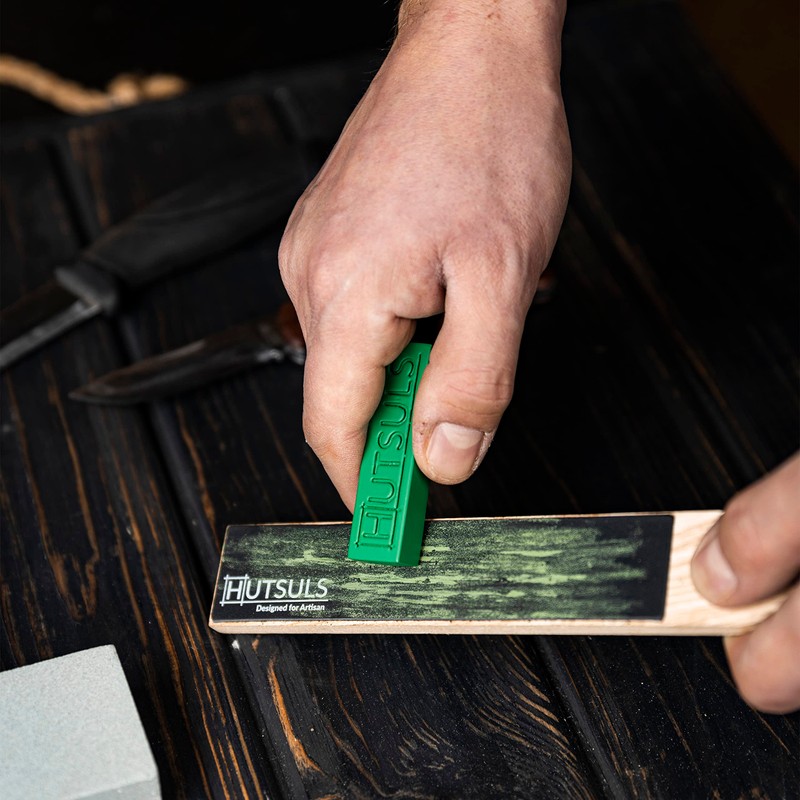 Hutsuls Pocket Knife Strop Kit - Get Razor-Sharp Edges with