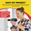 QUALIHOME Spring Toggle Bolt Anchors - Heavy Duty Wall Anchors