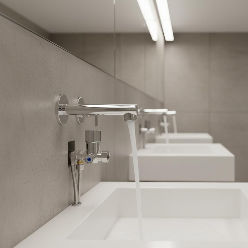 Thermostatic Mixing Valve, G1/2 Hot and Cold Water Temperature Control